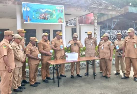 Ilustrasi berita JAYAPURA: Apel Rutin ASN Dirangkaikan Dengan Penghitungan Koin Peduli Stunting