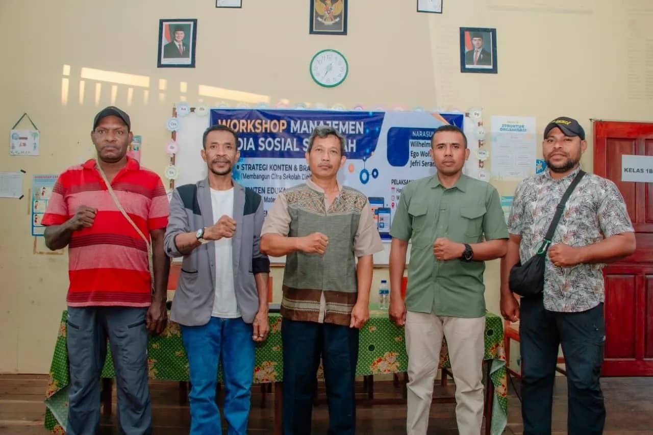 Ilustrasi berita Papua: MI Ma’arif Asmat Gelar Workshop Manajemen Media Sosial, Hadirkan Komunitas Asmat Fotografi dan Jurnalis