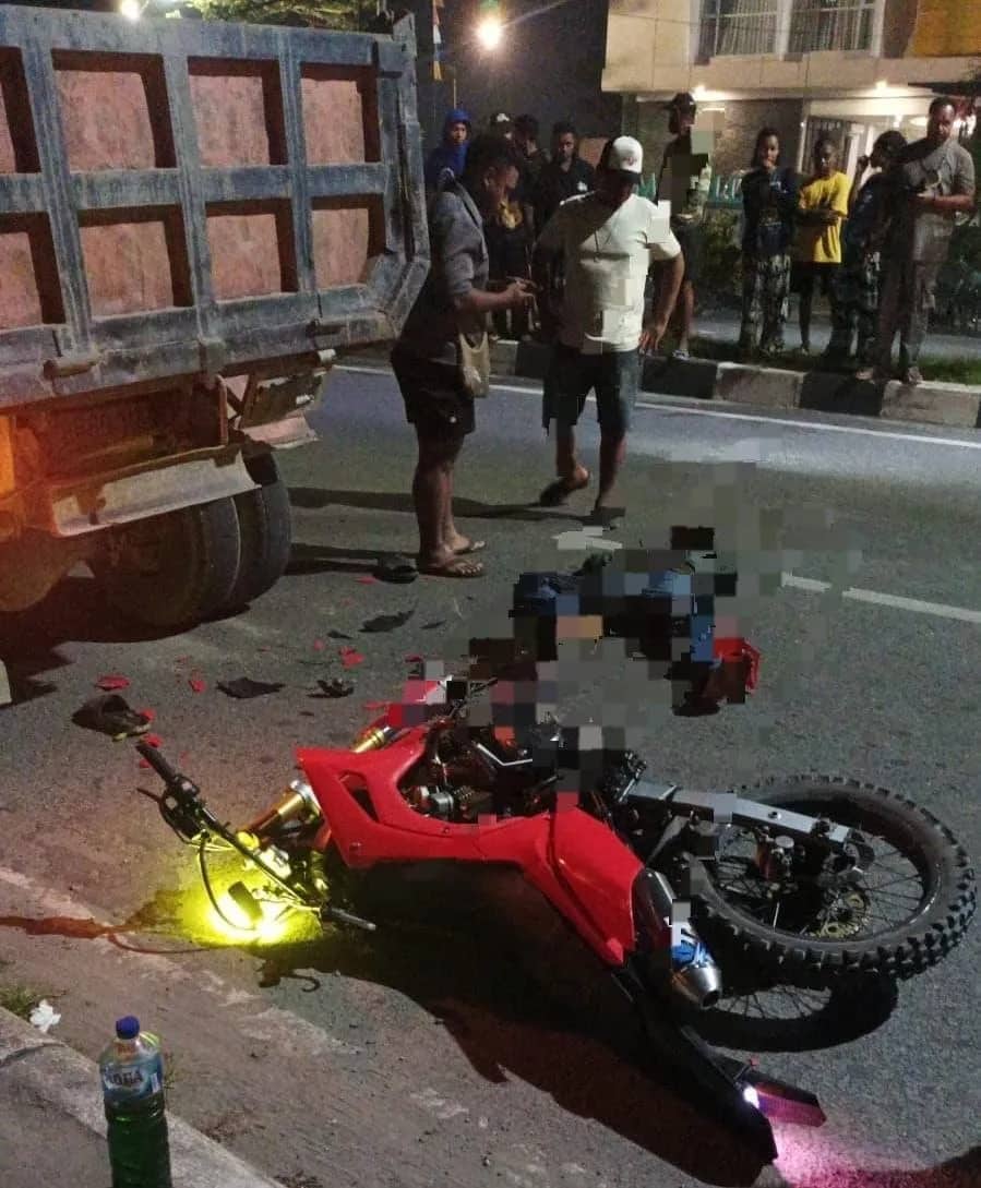 Ilustrasi berita Mimika: Honda CRF Berkecepatan Tinggi Tabrak Truk Parkir di Jalan Cenderawasih Timika