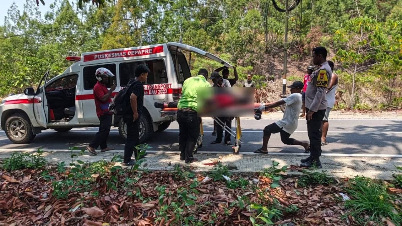 Ilustrasi berita JAYAPURA: Kecelakaan Tunggal di Depapre, Satu Penumpang Meninggal Dunia, Tujuh Motor Ditabrak