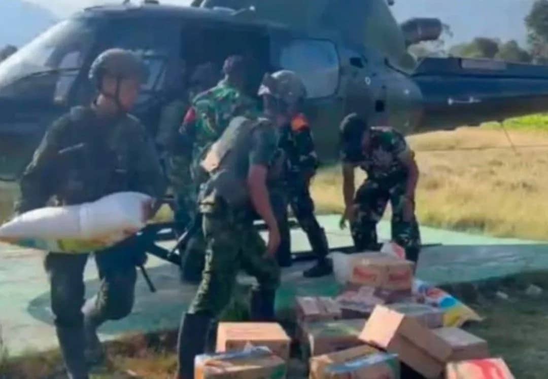 Ilustrasi berita Mimika: Kogabwilhan III Salurkan Bantuan Kemanusiaan Bagi Warga di Jila