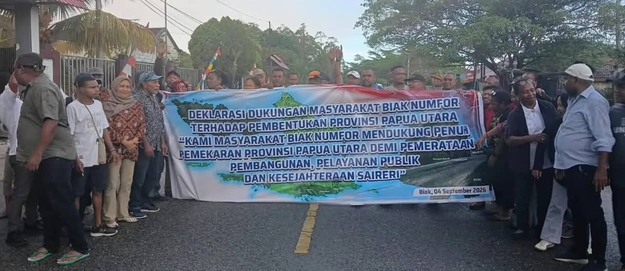 Ilustrasi berita Papua: Masyarakat Biak Numfor Deklarasikan Dukungan Penuh untuk Pembentukan Provinsi Papua Utara