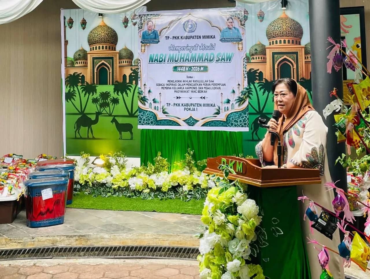 Ilustrasi berita Mimika: TP-PKK Mimika Peringati Maulid Nabi, Suzy Rettob Ajak Perempuan Teladani Akhlak Rasulullah