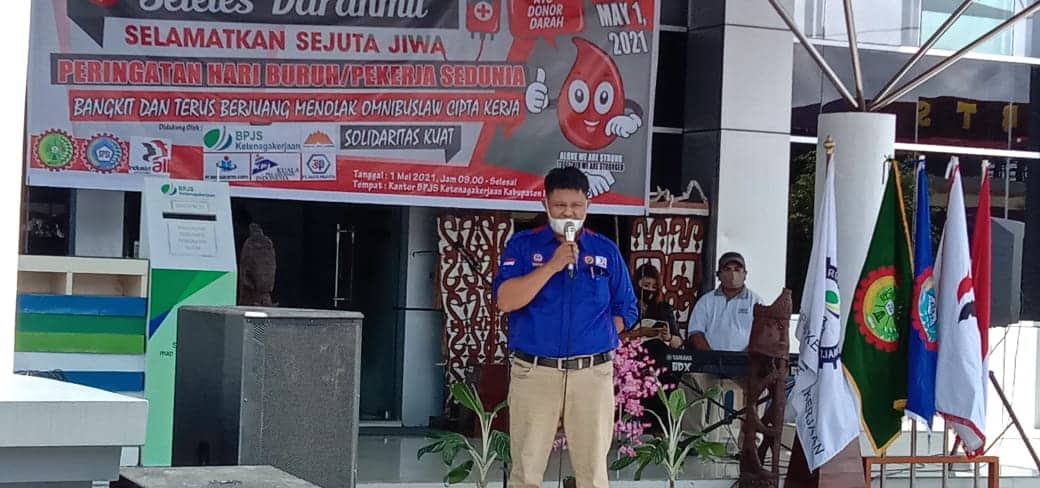 Ilustrasi berita Mimika: Mimika Paling Terdampak, PC FSP KEP SPSI Mimika Terus Berjuang Tolak Omnibuslaw