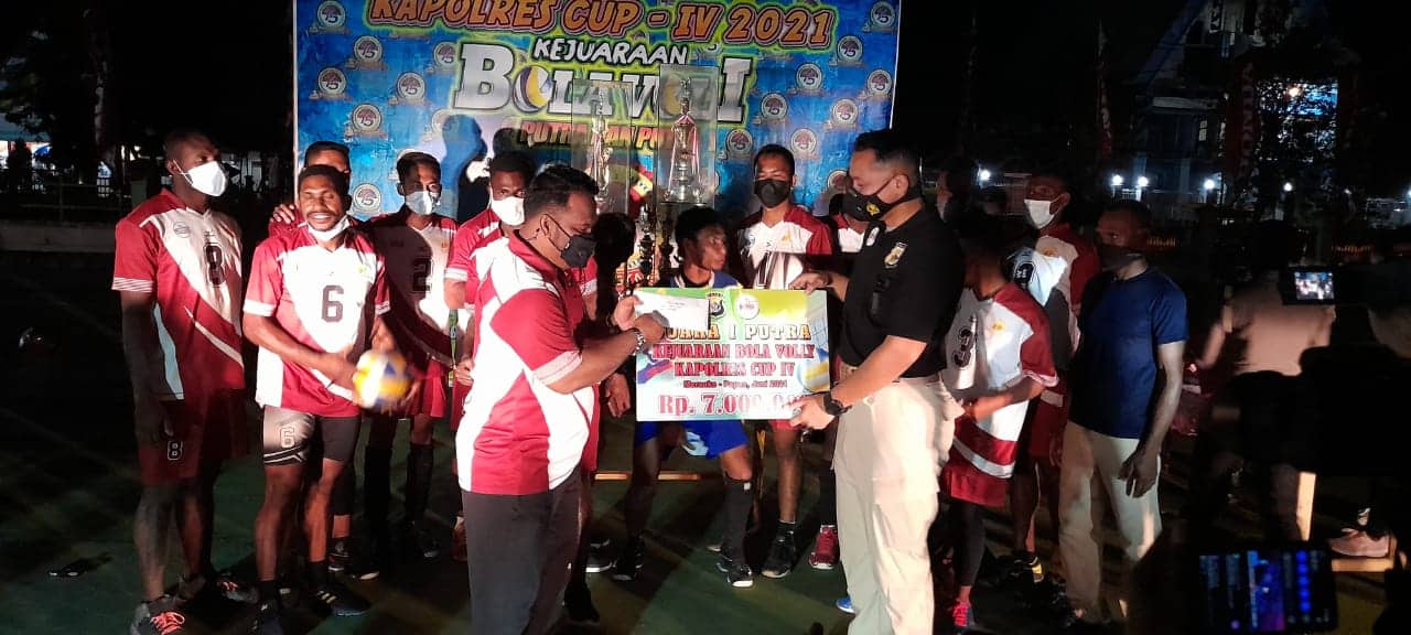 Ilustrasi berita Papua: Tim Rajawali Kawinkan Gelar Juara Turnamen Bola Voli Kapolres Merauke Cup 2021
