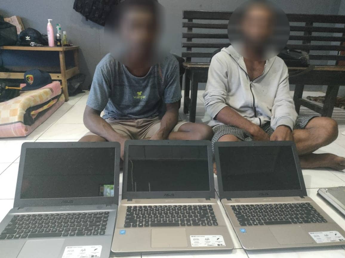 Ilustrasi berita Papua: Dua Terduga Pelaku Pencurian Belasan Laptop Dibekuk Polisi