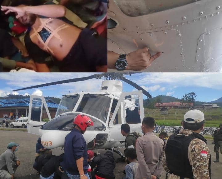 Ilustrasi berita Mimika: Helikopter Diberondong Peluru, Teror Mengganas, 2 Anggota Satgas Nemangkawi Ditembak