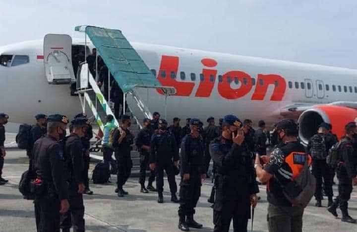 Ilustrasi berita GEBYAR PON PAPUA: 201 Personil Brimob Nusantara Kembali Tiba di Papua, Disebar ke Sejumlah Titik Amankan PON XX