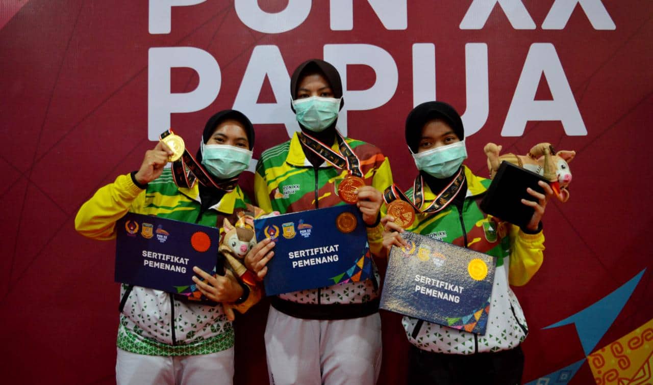 Ilustrasi berita GEBYAR PON PAPUA: Riau Hentikan Ambisi Jabar Raih Emas di Cabor Anggar Kelas Floret Beregu Putri