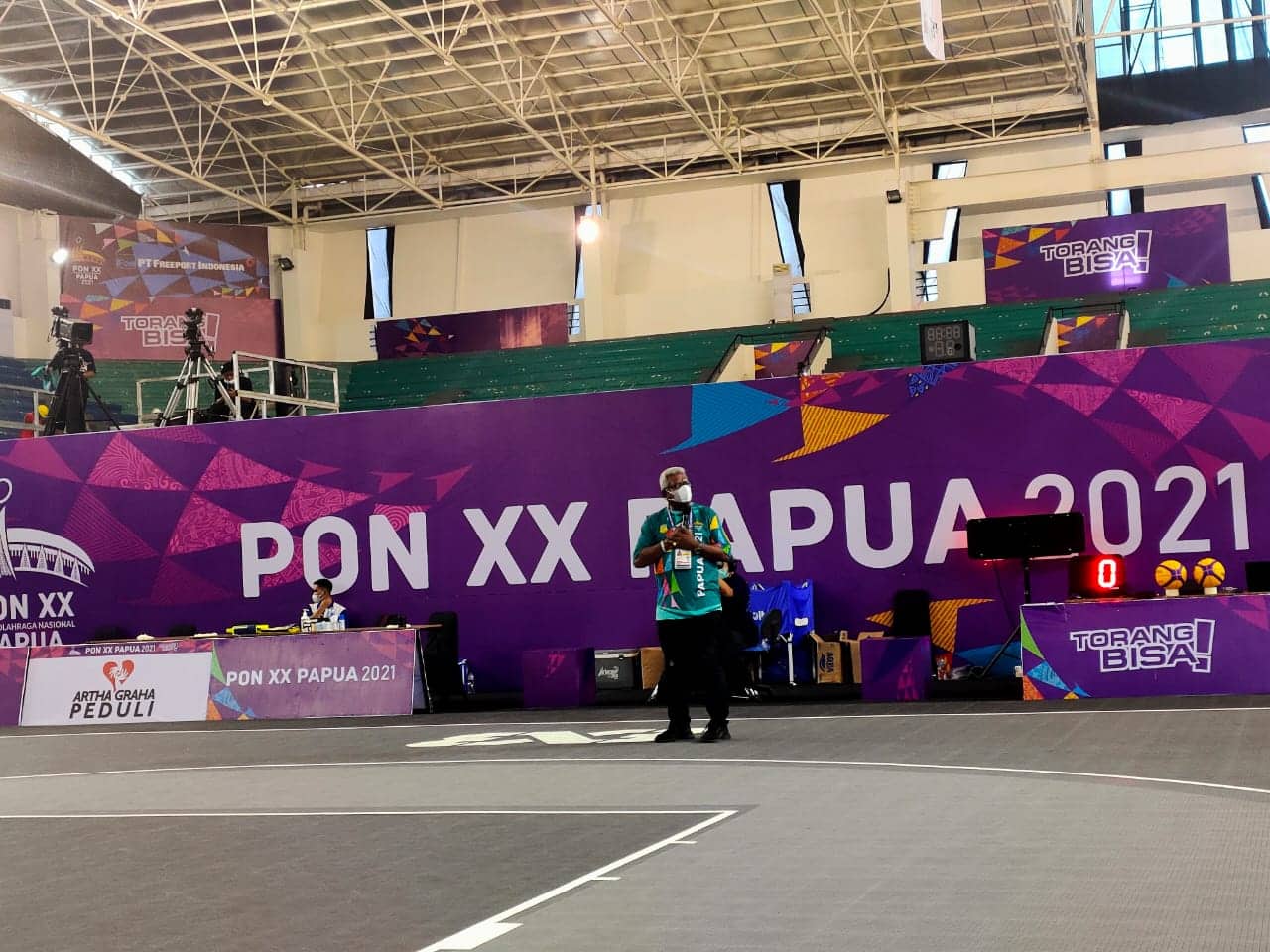 Ilustrasi berita GEBYAR PON PAPUA: Basket 3x3 Tampil Perdana di Pertandingan PON, Wabup Mimika : Bangga Jadi Tuan Rumah