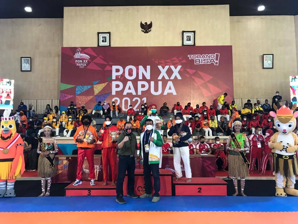 Ilustrasi berita GEBYAR PON PAPUA: Papua Juara Umum Tarung Derajat PON XX Papua di Timika