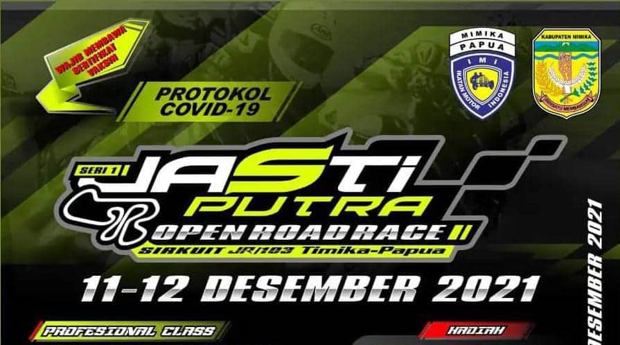 Ilustrasi berita Mimika: Digelar Mulai Hari Ini, Event Balap Jasti Putra Open Road Race Pertandingkan 18 Kelas, Diikuti Pembalap Nasional