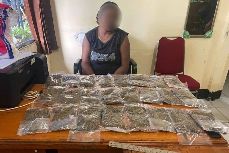 Ilustrasi berita Papua: Perempuan Pengedar Ganja Berkebangsaan PNG Ditangkap di Jayapura