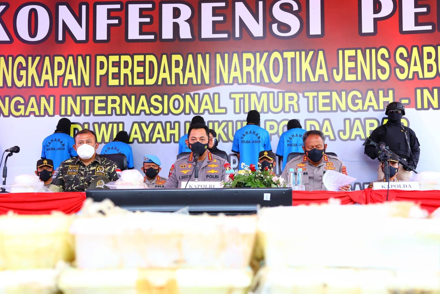 Ilustrasi berita Nasional: Ungkap Sabu 1,196 Ton, Kapolri Ingatkan Kapolres Agar Tindak Anggota yang Terlibat Narkoba