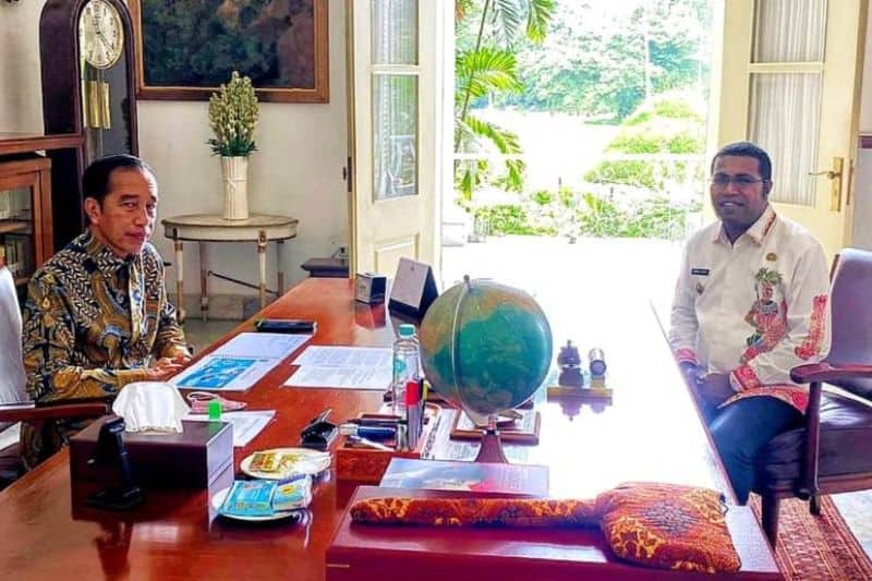 Ilustrasi berita Papua: Bupati Biak Minta Percepatan Pembangunan ke Presiden Jokowi