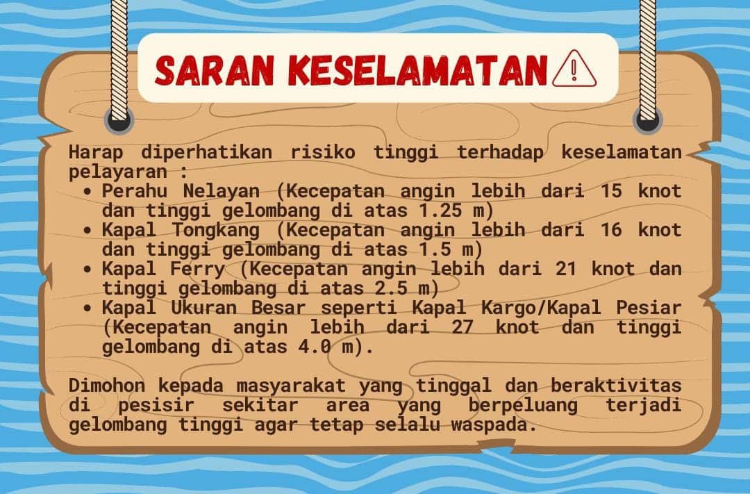 Ilustrasi berita Mimika: BMKG Timika Keluarkan Peringatkan Gelombang Laut Arafura Tinggi, Potensi Munculnya Awan Cumulonimbus