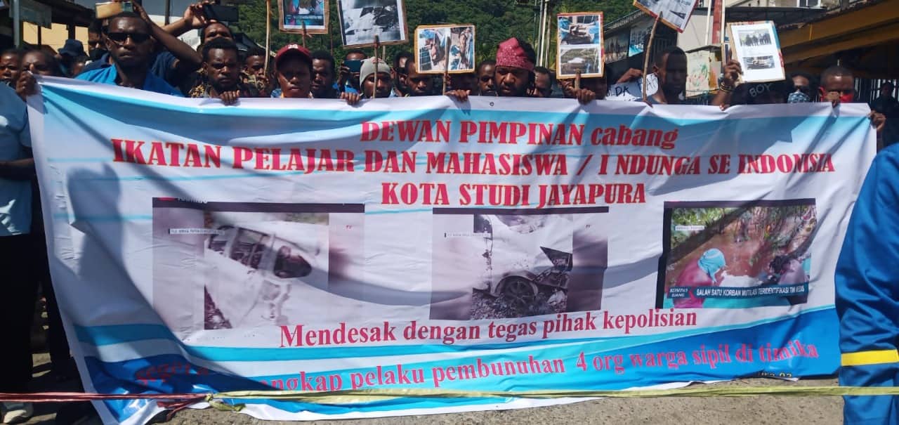 Ilustrasi berita Papua: Mahasiswa Nduga Demo di Jayapura, Tuntut Hukum Berat Bagi Pelaku Mutilasi dì Mimika