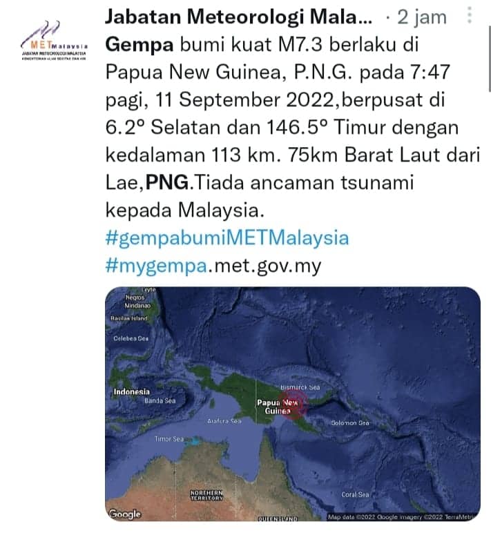 Ilustrasi berita Papua: Gempa Magnitude 7,5 Hantam Papua Nugini, BMKG Ingatkan Sejumlah Wilayah di Papua