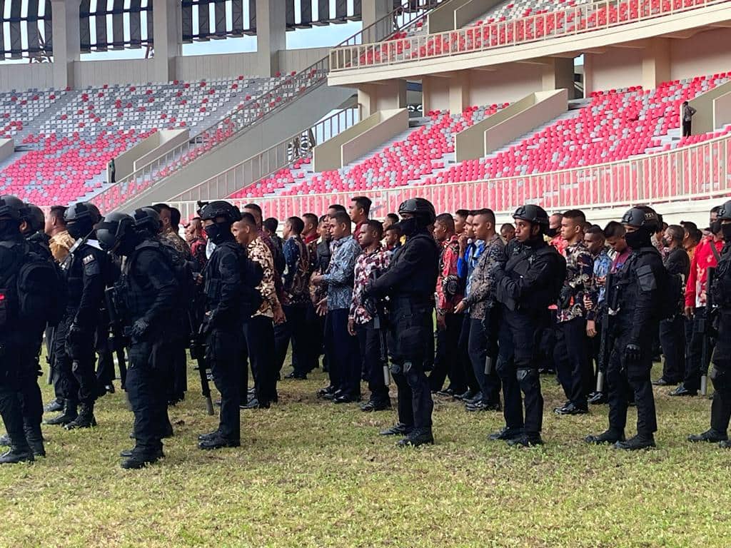 Ilustrasi berita Papua: Amankan Jayapura, 3 SSK Brimob Dikerahkan dari Sulawesi Utara dan Ambon