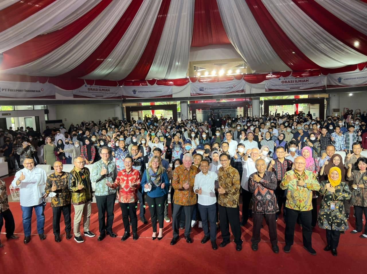 Ilustrasi berita Nasional: Didampingi CEO PT Freeport, Menteri Investasi Minta Mahasiswa ITS Dukung Hilirisasi Wujudkan Indonesia Negara Maju