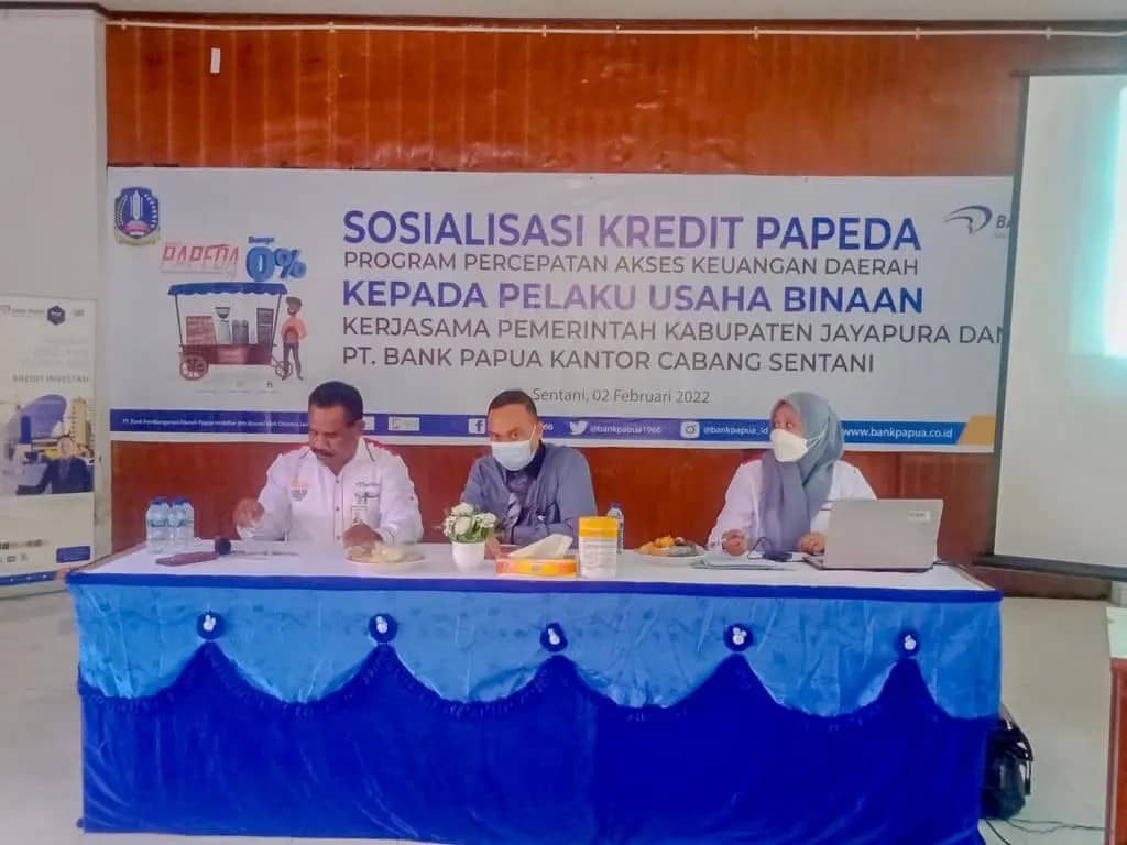 Ilustrasi berita BERITA UTAMA: Bekerja Sama Dengan Pemkab Jayapura, Bank Papua Gelar Sosialisasi Kredit Papeda￼