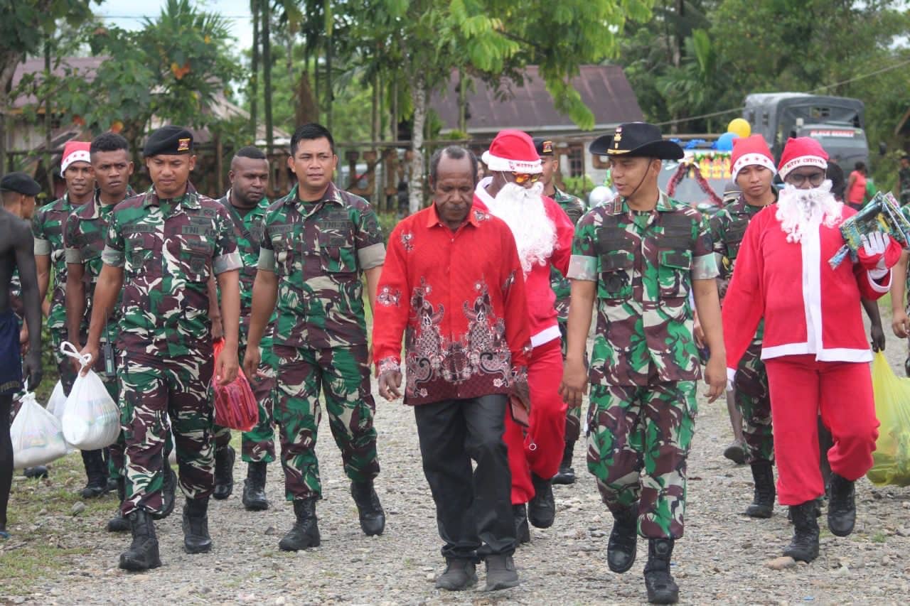 Ilustrasi berita Mimika: Jelang Natal Denkav 3/SC Berbagi Kasih Bersama Masyarakat Kampung Jayanti