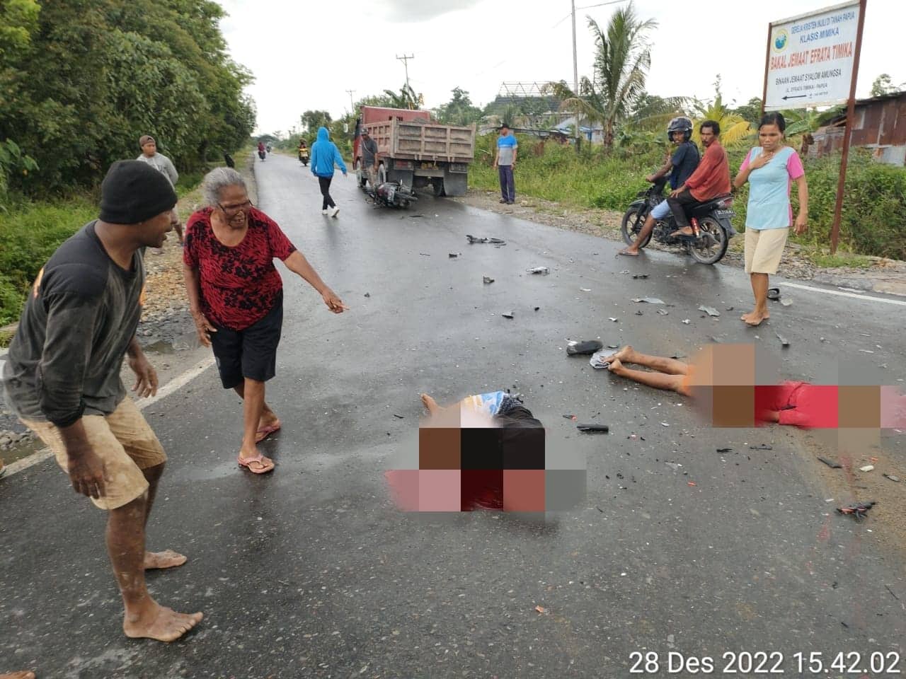 Ilustrasi berita Mimika: Breakingnews - Dua Remaja Tewas Dalam Kecelakaan di Jalan Petrosea Timika
