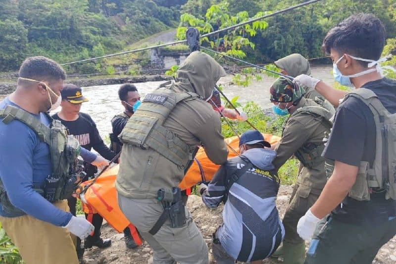 Ilustrasi berita Papua: Pencarian Dua Anggota Polres Pegubin di Sungai Diguel Diperluas