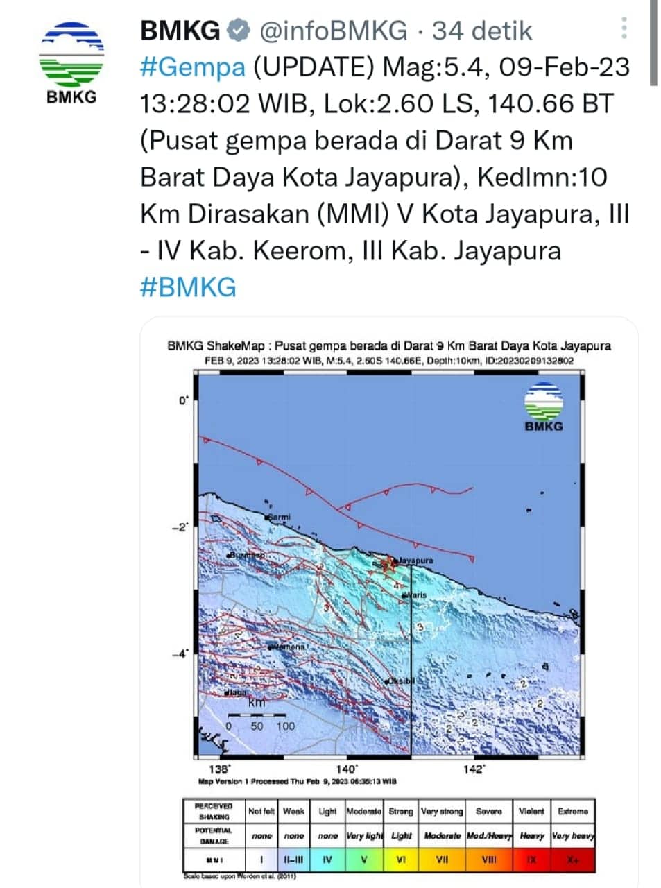 Ilustrasi berita JAYAPURA: Breaking News: Gempa 5,4 Magnitudo Guncang Kota Jayapura, Warga: Gempa Paling Kuat dan Paling Lama