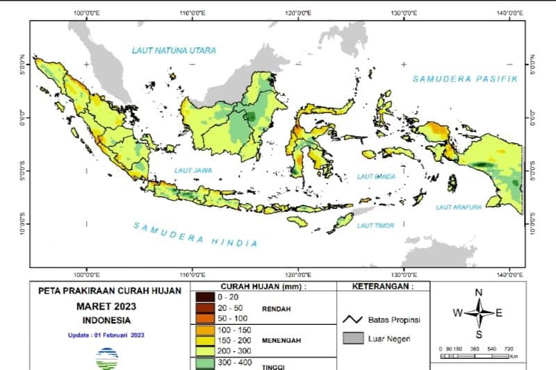 Ilustrasi berita Nasional: Sejumlah Wilayah Berpotensi Hujan Lebat dan Angin Kencang pada Minggu