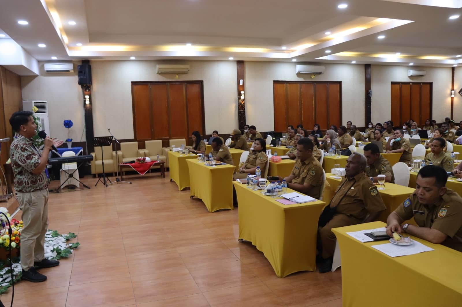 Ilustrasi berita Mimika: Hasil Kerja Bersama, YPMAK Presentasi Laporan Hasil Rapid Survey Akses dan Fasilitas Kesehatan ke Dinas Kesehatan Mimika