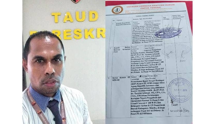 Ilustrasi berita Mimika: Mabes Polri Resmi Terima Berkas Laporan Investigasi Bohong Kantor Akuntan Publik Tarmizi Achmad