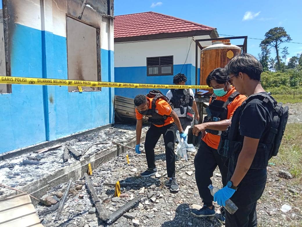 Ilustrasi berita Papua: Satu Unit Bangunan SD YPK Metanoia Dekai Yahukimo Hangus Terbakar, Polisi Jawab Klaim KKB