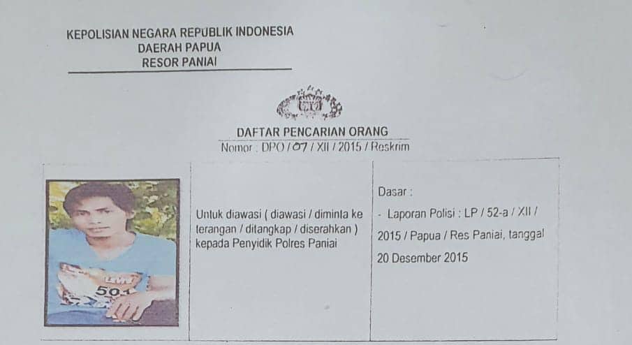 Ilustrasi berita Papua: Buronan Pembunuh Brimob di Bayabiru Paniai Tewas Ditembak, Sempat DPO Selama 8 Tahun