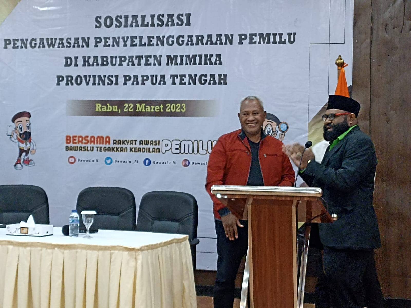 Ilustrasi berita Mimika: Sosialisasi Pengawasan Pemilu, Komarudin Watubun: Kualitas Pemilu Ditentukan Kecerdasan Rakyat