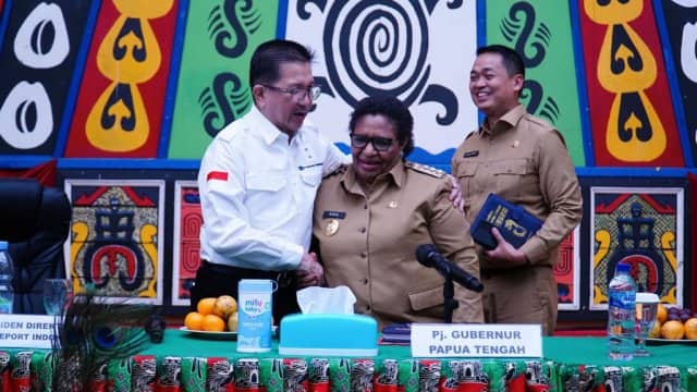 Ilustrasi berita Papua: Dihadiri Para Bupati, Presiden Direktur PT Freeport Indonesia Silaturahmi ke Pj Gubernur Papua Tengah