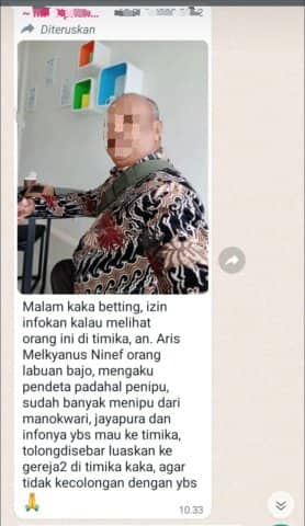 Ilustrasi berita Papua: "Pendeta Palsu" Tipu Warga di Manokwari dan Jayapura, Kini Dikabarkan Hendak Beraksi di Timika