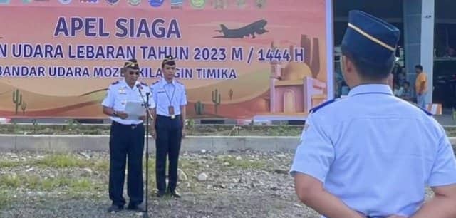 Ilustrasi berita Mimika: Apel Siaga, Mudik Lebaran Asyik dan Nyaman, Ferdi : Karantina Tetap Berikan Pelayanan