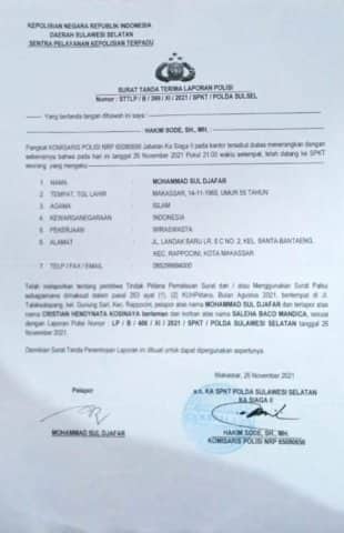 Ilustrasi berita Nasional: Aneh, Istri Meninggal Saat Suami Masih Berumur 7 Tahun, Laporan Dugaan Pemalsuan Surat Mandeg di Polda Sulawesi Selatan