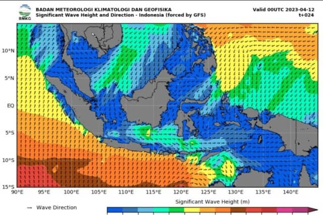 Ilustrasi berita Nasional: Masyarakat Pesisir Diimbau Waspada Gelombang Tinggi