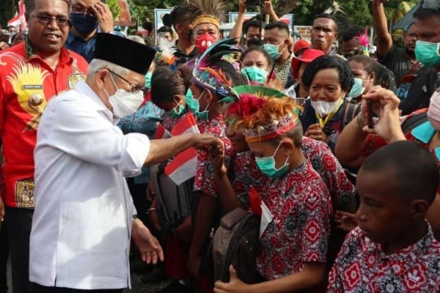 Ilustrasi berita Papua: Wapres dan Tiga Menteri Bahas Pembangunan Kristen Center di Papua