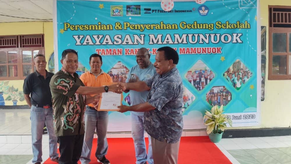 Ilustrasi berita Mimika: Gedung TK Senilai Rp 1,3 Miliar Diserahkan PT Freeport Indonesia Untuk Warga Kampung Utikini Baru