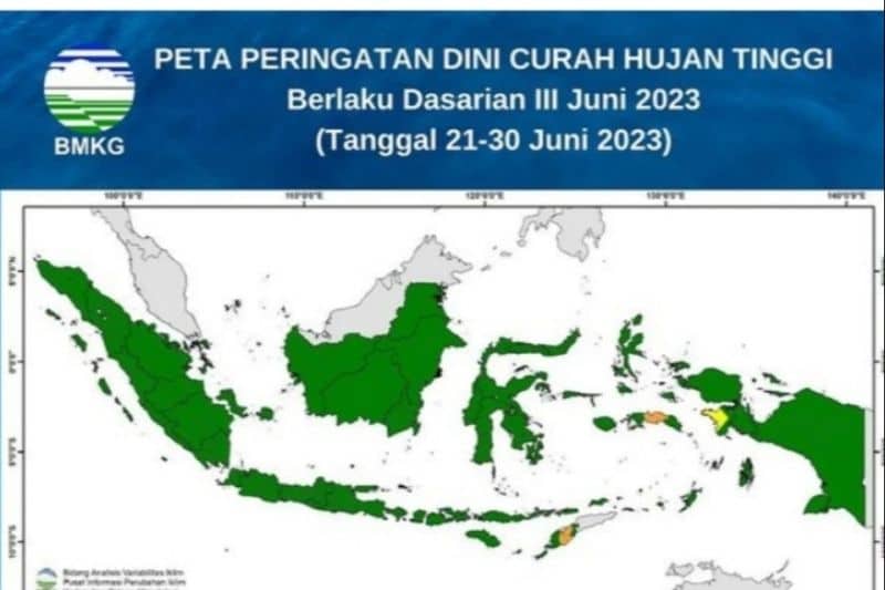 Ilustrasi berita Nasional: Waspada Hujan Disertai Petir dan Angin Kencang di Sejumlah Wilayah