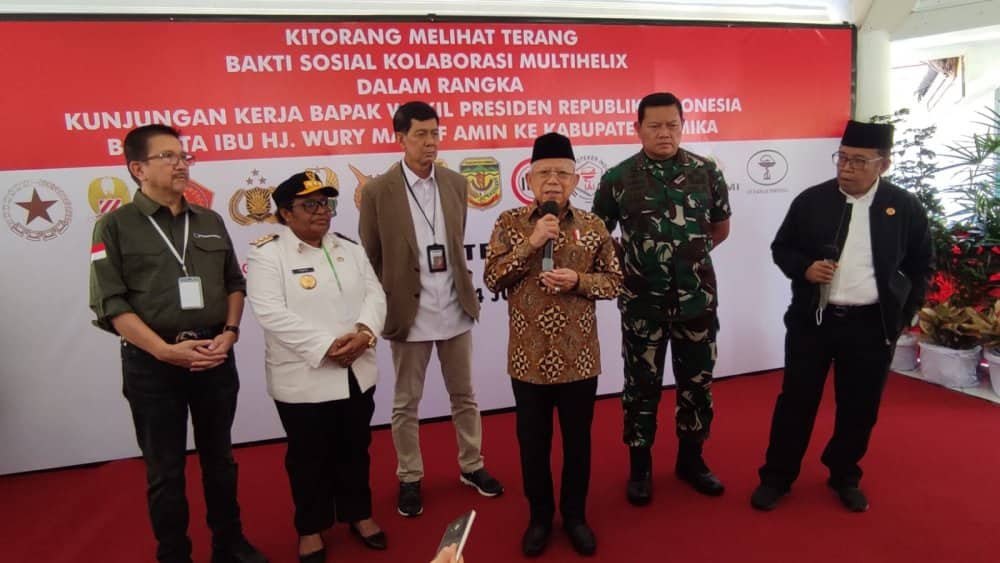 Ilustrasi berita Mimika: Didukung Freeport, Wapres Tinjau Baksos di RSUD Mimika, Tony Wenas : Kami Beri Dukungan Rp 5 Miliar untuk Baksos Ini