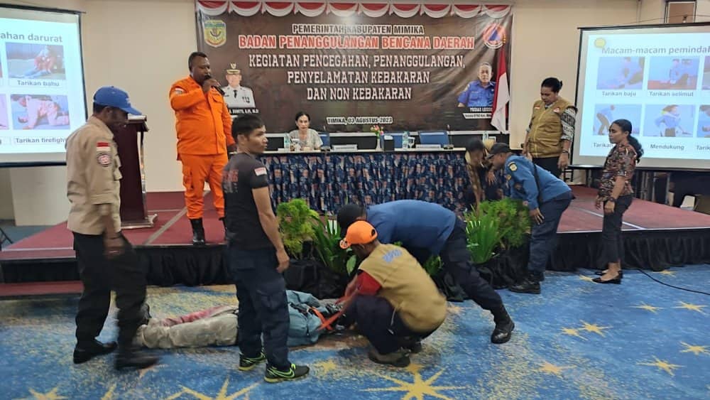 Ilustrasi berita Mimika: Tingkatkan Respon Tanggap Bencana, BPBD Mimika Beri Pembekalan Personil