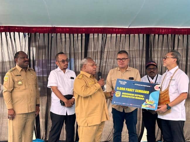 Ilustrasi berita Mimika: Didukung Freeport, Mendag Serahkan 5.000 Paket Bansos kepada Pemda Kabupaten Mimika