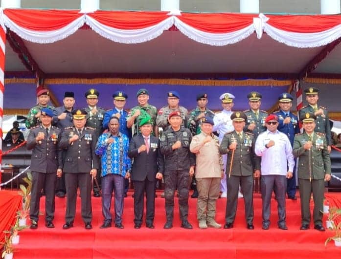 Ilustrasi berita Mimika: Puncak HUT TNI ke 78 di Mimika, TNI Tegaskan Komitmen Jamin Keamanan Pesta Demokrasi 2024
