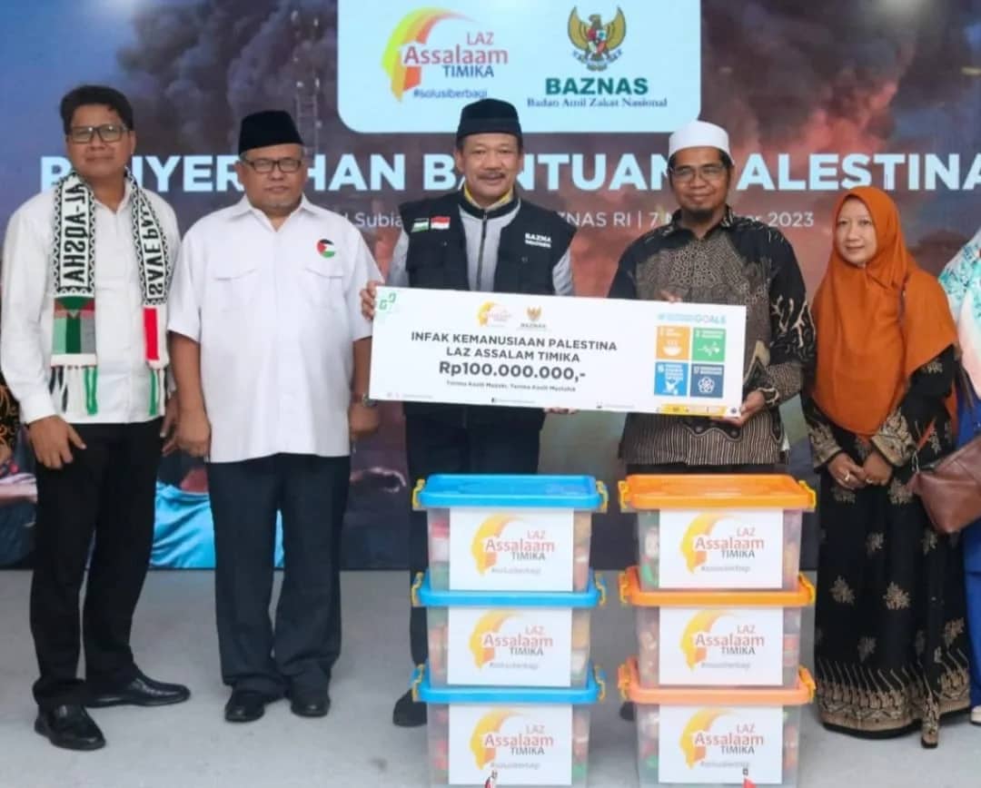 Ilustrasi berita Mimika: LAZ Assalaam Salurkan Bantuan Warga Mimika untuk Palestina Melalui BAZNAS RI