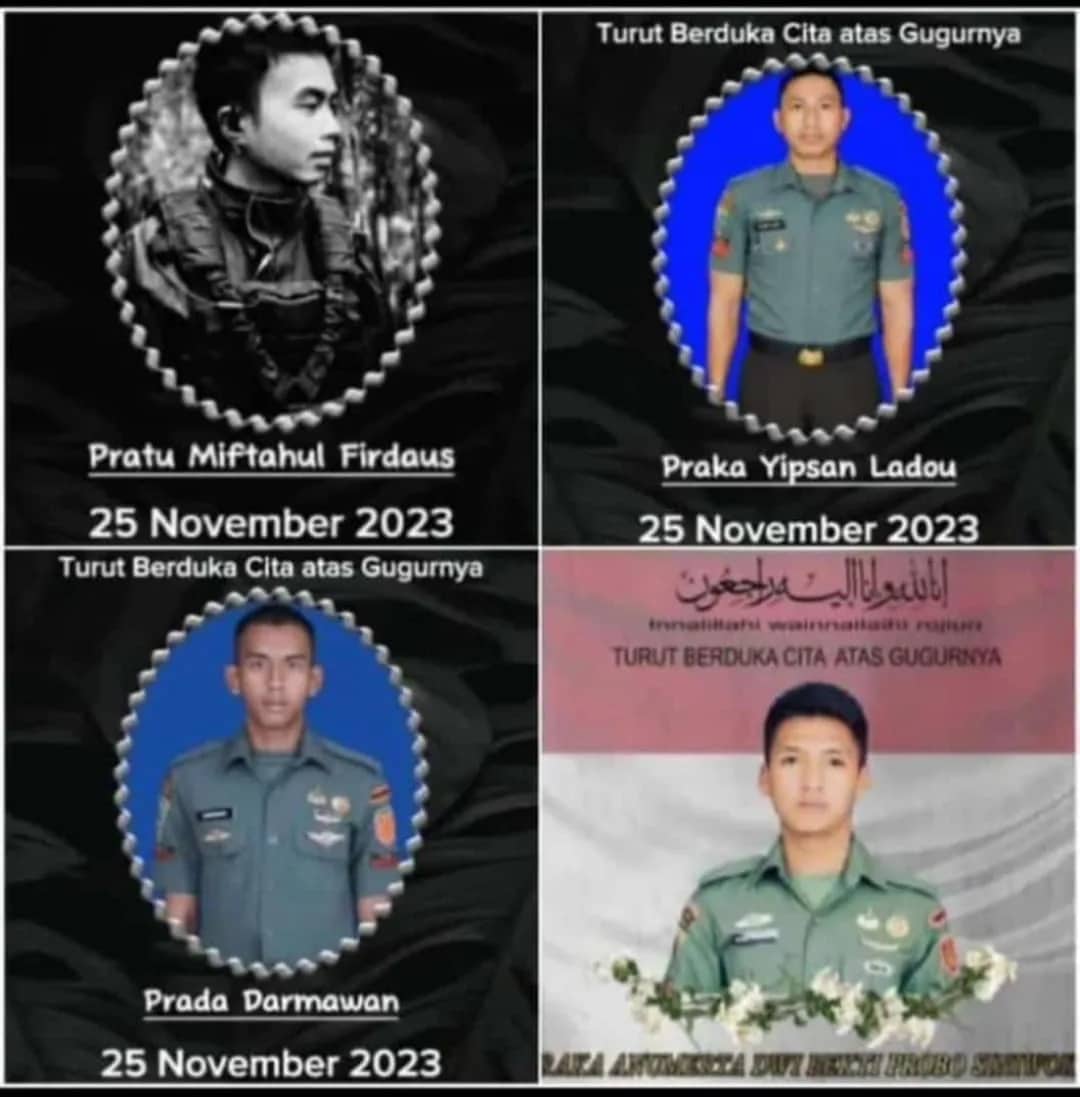Ilustrasi berita Papua: Pasukan Perek Jelas Kogeya Klaim Tembak Mati 8 Anggota TNI di Distrik Paro, Nduga