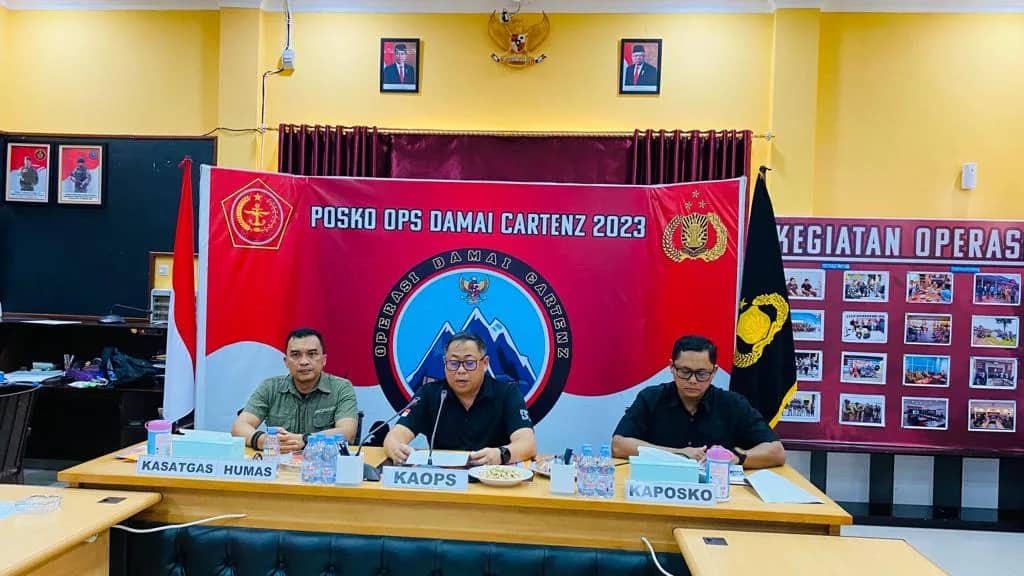 Ilustrasi berita Papua: Selama 2023 Satgas Damai Cartenz Lakukan Penegakan Hukum Kepada 98 KKB, 19 Tewas